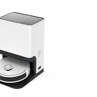 Limpiador de aspiradoras de robótica de limpieza automática 5200mah con capacidad de polvorienta de programación de 1.8L