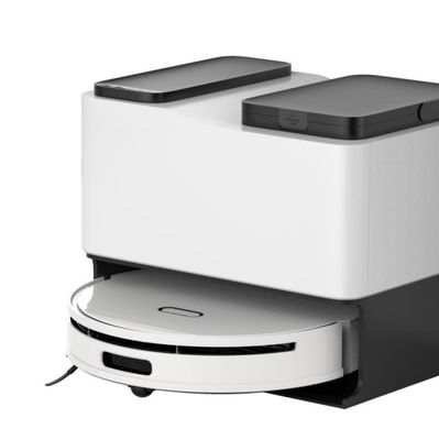 Robótica de batería aspiradora con detección de obstáculos