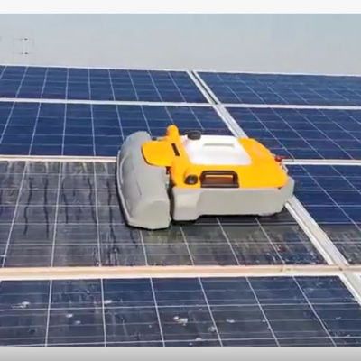 Robot de limpieza fotovoltaica de 28 kg con sistema de navegación LDS confiable para limpieza versátil
